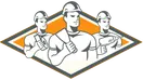 Utah Drywall & Repair three-worker logo